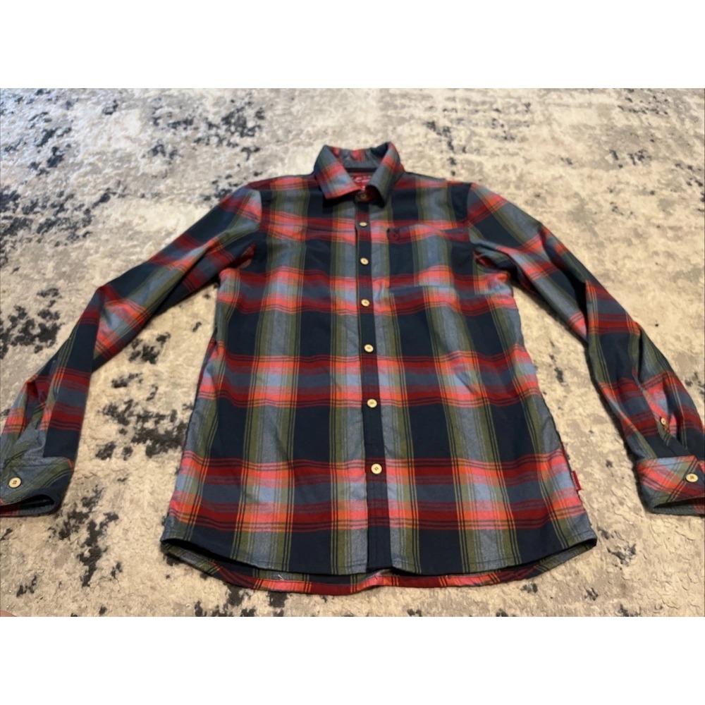 Browning Heritage Men's Button Down Multi Plaid Flannel Shirt Sz Medium Mens